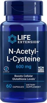 Life Extension N-Acetyl-L-Cysteine - 600 mg (60 Capsules)