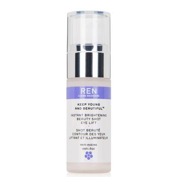 推荐REN Clean Skincare Keep Young and Beautiful Instant Brightening Beauty Shot Eye Lift 15ml商品