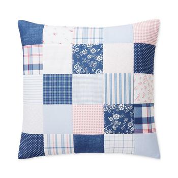 商品Ralph Lauren | Cosima Patchwork Decorative Pillow, 18" x 18",商家Macy's,价格¥991图片