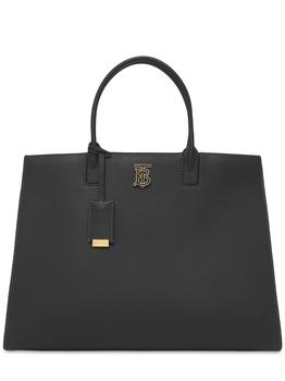 burberry tote, Burberry | Medium Tb Grained Leather Tote Bag商品图片 