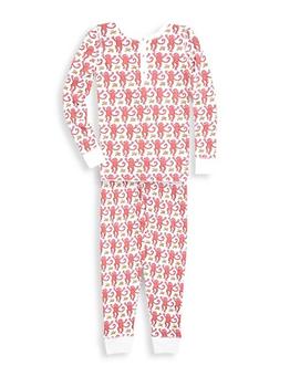 商品Roller Rabbit | Baby's, Little Girl's & Girl's 2-Piece Monkey Pajama Top & Pants Set,商家Saks Fifth Avenue,价格¥466图片