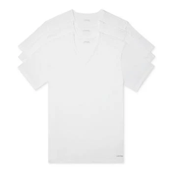 Calvin Klein | Men's 3-Pack Cotton Classics Short-Sleeve V-Neck Undershirts 