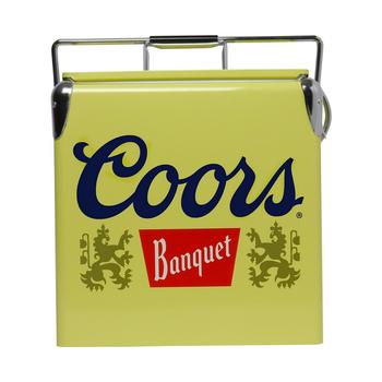 推荐Coors Banquet Retro Ice Chest Beverage Cooler with Bottle Opener, 14 Quart商品