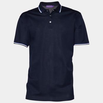 推荐Ralph Lauren Purple Label Navy Blue Cotton Pique Polo T-Shirt XXL商品