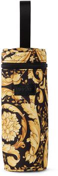 商品Versace | Baby Black & Yellow Barocco Bottle Holder,商家SSENSE,价格¥1254图片