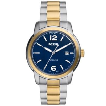 Fossil | Men's Heritage Automatic Two-Tone Stainless Steel Bracelet Watch 43mm商品图片,