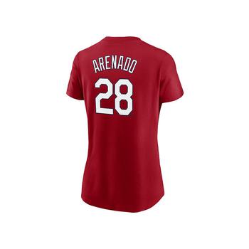 推荐Women's St. Louis Cardinals Name and Number Player T-Shirt - Nolan Arenado商品