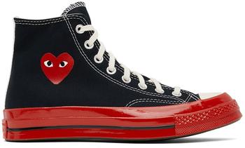 Comme des Garcons | Black & Red Converse Edition Chuck 70 Sneakers商品图片,