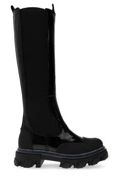 Ganni | Ganni Panelled Knee-High Boots 6.7折