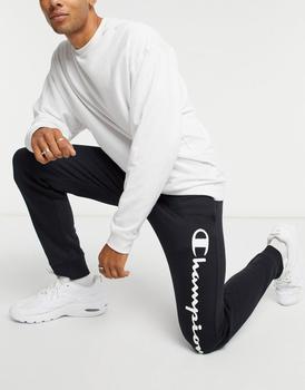 CHAMPION | Champion large logo tracksuit bottoms in black商品图片,