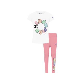 CHAMPION | Toddler Girls Big Bubble T-shirt and Leggings, 2 Piece Set商品图片,5折