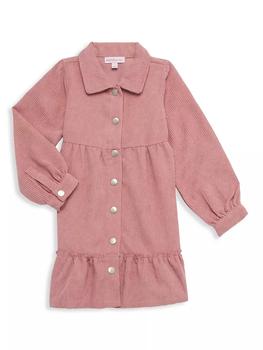 商品Design History | Little Girl’s Corduroy Button-Front Tiered Dress,商家Saks Fifth Avenue,价格¥537图片