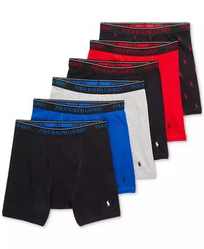 Ralph Lauren | 男士 经典版型平角内裤 6件装,商家Macy's,价格¥485