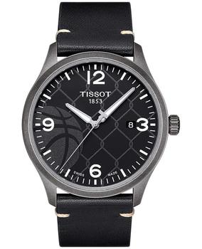 Tissot 3x3 Street Basketball Gent XL Black Dial Black Leather Strap Men's Watch T116.410.36.067.00 product img