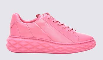 推荐CANDY PINK LEATHER DIAMOND LIGHT MAXI SNEAKERS商品