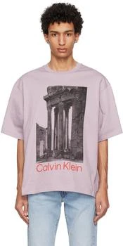 Calvin Klein | Purple Ruins Collage T-Shirt 5.9折