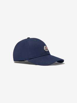 推荐Moncler Navy Unisex Gabardine Logo Cap商品