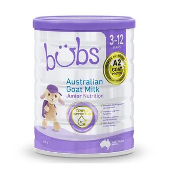 商品澳大利亚直邮bubs 儿童营养低敏温和配方羊奶奶粉4段 3-12岁 800g图片