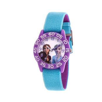 商品ewatchfactory | Disney Frozen 2 Elsa and Anna Girls' Purple Plastic Time Teacher Watch 32mm,商家Macy's,价格¥223图片