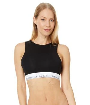 Calvin Klein | Modern Cotton High-Neck Unlined Bralette,商家Zappos,价格¥217