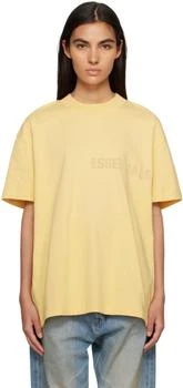 Essentials | Yellow Crewneck T-Shirt 6.9折