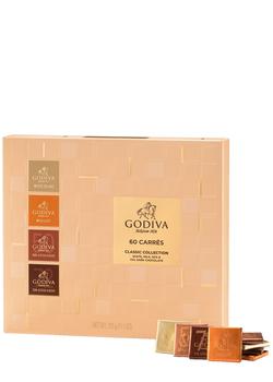 Godiva | 60 Carrés Classic Collection Chocolate Box 315g商品图片,
