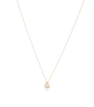推荐Conque D'or Diamant 18kt yellow gold necklace with diamond商品