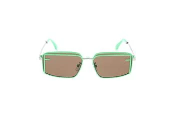 Fendi | Fendi Eyewear Rectangular Frame Sunglasses 7.6折, 独家减免邮费