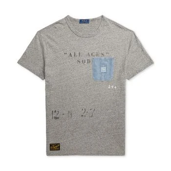 Ralph Lauren | Men's Classic-Fit Denim-Pocket Jersey T-Shirt,商家Macy's,价格¥286