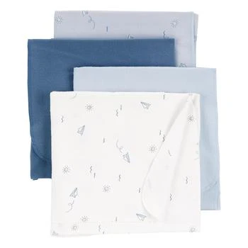 Carter's | Baby Boys Receiving Blankets, Pack of 4 