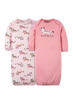 嘉宝北京, Gerber | Baby Girls 2 Pack Leopard Gowns商品图片 4.6折