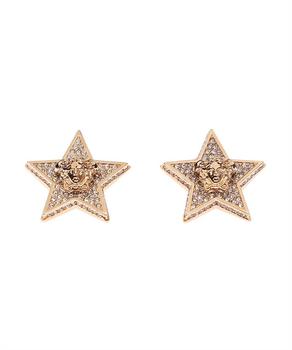 商品Versace | Versace medusa star crystal-embellished stud earrings,商家StyleMyle,价格¥4703图片