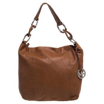 推荐Michael Michael Kors Brown Leather Hobo商品