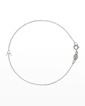 Maya Brenner Designs | 14k White Gold Letter Bracelet,商家Neiman Marcus,价格¥1668