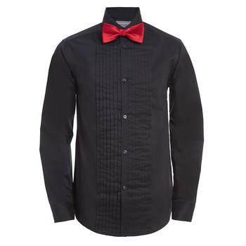 Van Heusen | Van Heusen Boys' Tuxedo Dress Shirt with Bow Tie商品图片,