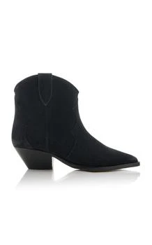 推荐Dewina Suede Ankle Boots - Black - FR 38 - Moda Operandi商品