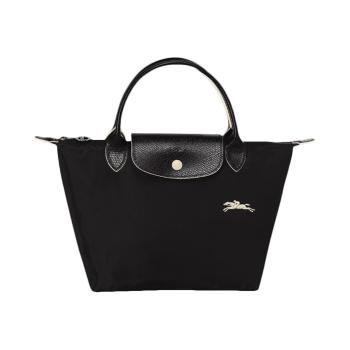 推荐Longchamp 珑骧 女士黑色帆布包 1621619001商品