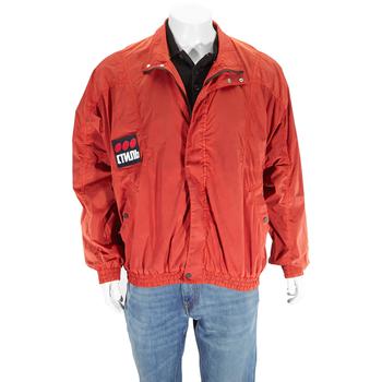 商品Heron Preston Mens CTNMB Nylon Windbreaker Jacket, Size Small图片