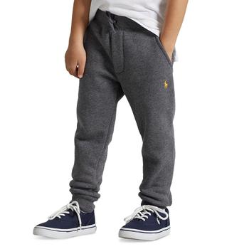 商品Ralph Lauren | Toddler Boys and Little Boys Plaid Pocket Fleece Jogger Pants,商家Macy's,价格¥214图片