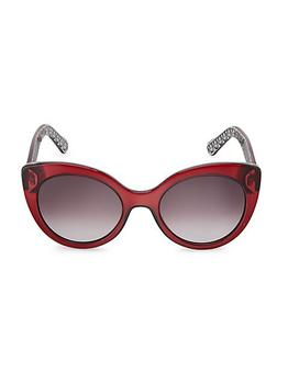 推荐Prints 54MM Cat Eye Sunglasses商品