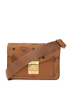 MCM | MCM Millie Visetos Logo Printed Small Crossbody Bag 7.6折