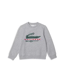 Lacoste | Unisex Kids' Lacoste Organic Cotton Fleece Sweatshirt - Little Kid, Big Kid 