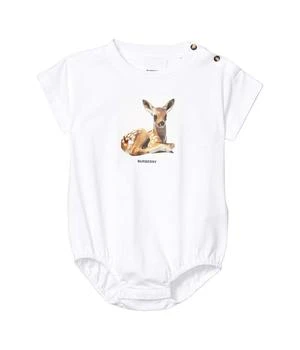 Burberry | Berta Short Sleeve Deer One-Piece (Infant) 独家减免邮费
