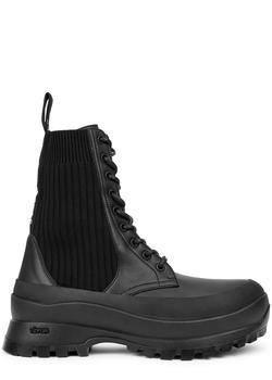 推荐Trace 40 black faux leather Chelsea boots商品