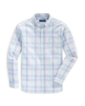 Vineyard Vines, Vineyard Vines | Cotton Stretch Textured Plaid Classic Fit Button Down Shirt商品图片 7折