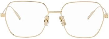 Givenchy | Gold Square Glasses 独家减免邮费