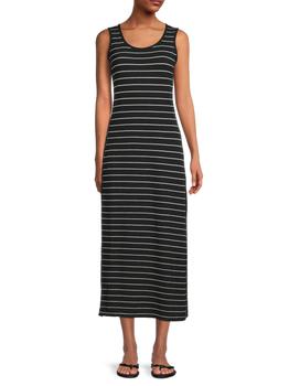 Max Studio | Stripe Maxi Tank Dress商品图片,3折