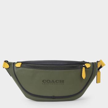 Coach腰包, Coach | League Fannypack in Green Leather商品图片 