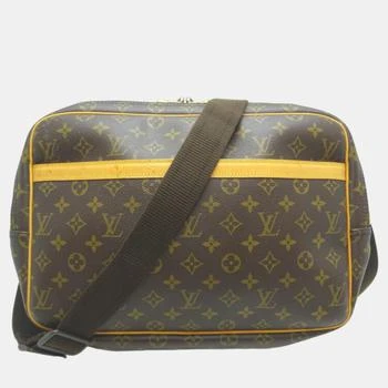 [二手商品] Louis Vuitton | Louis Vuitton Brown Monogram Canvas Reporter GM Crossbody Bag 