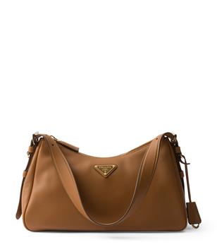 Prada Medium Leather Aimée Shoulder Bag - Shoulder Bags